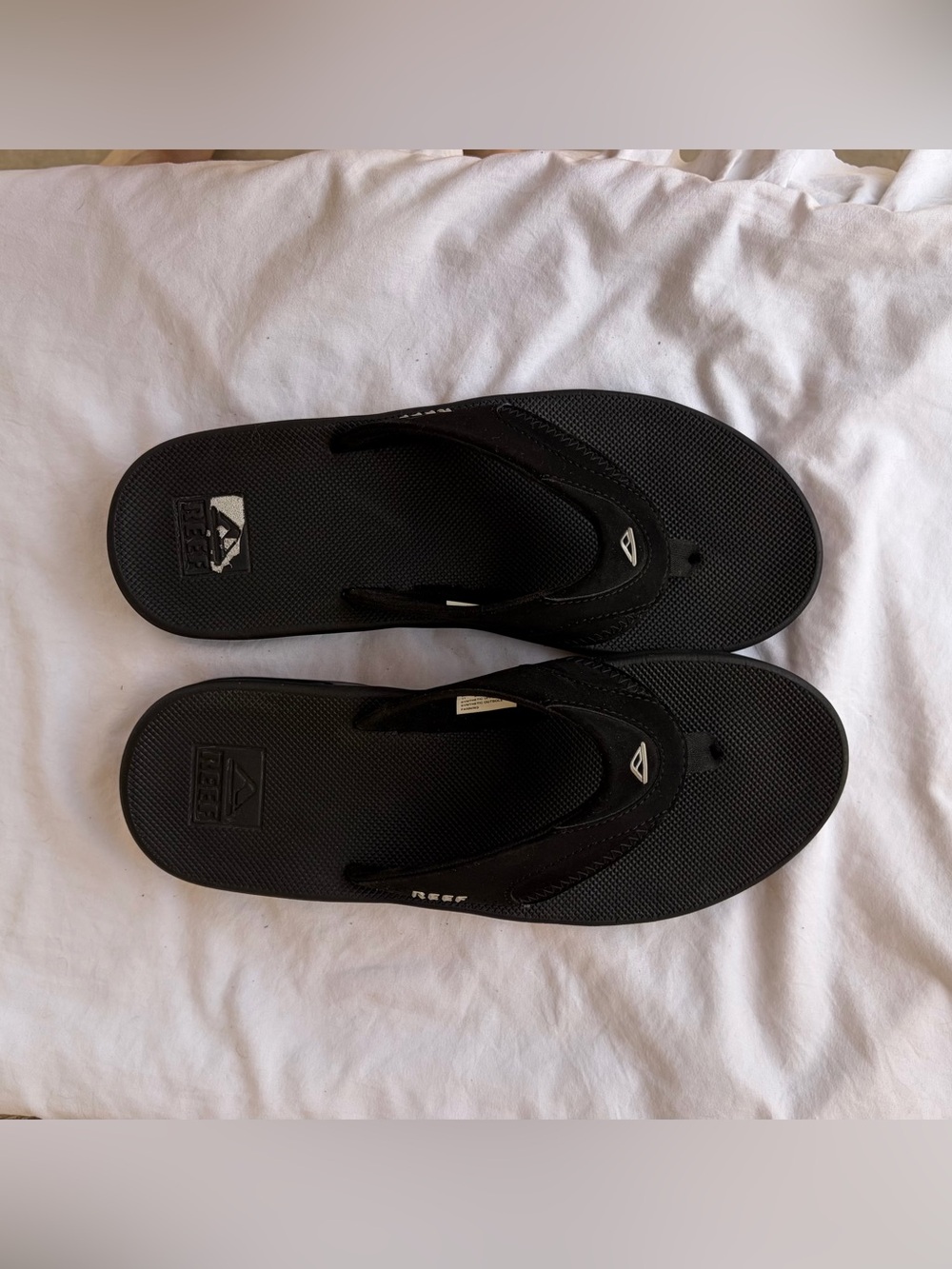 REEF Men's Fanning Bottle Opener Flip Flops! Sz 11 Great Condition! Arch Comfy